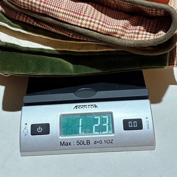 Pottery Barn 2 Velvet Pillow Covers; 1 Unbranded Plaid Cotton Cover Fall Hunting - Picture 16 of 16